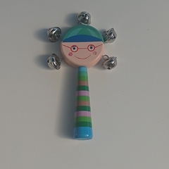 Sonajero de madera con figura - limoneto