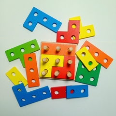 Cubo rompecabezas de encastre - limoneto