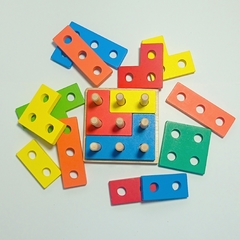Cubo rompecabezas de encastre