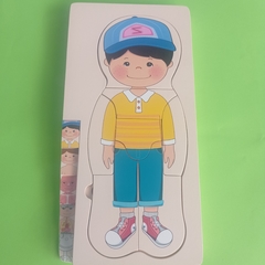 ENCASTRE ROMPECABEZAS CUERPO HUMANO (MULTICAPAS)