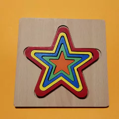 ENCASTRE GEOMETRICO (ESTRELLA)
