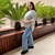 JEAN WIDE LEG AZUL NEVADO - comprar online