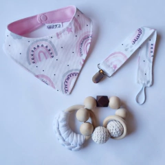 SET BANDANA Y PORTACHUPETE - Wayra bebes