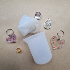 VASO MEDIDORA SILICONA IDEAL RESINA 100CC - Crear Artística