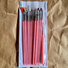 Set 14 Pinceles + 1 puntilleador - comprar online