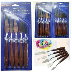 Set 5 Espátulas Metálicas Profesional - comprar online