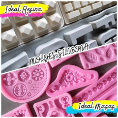 Molde Silicona Círculo x 3 unidades - Crear Artística