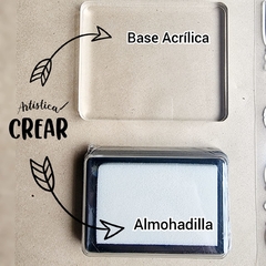 Set Sellos Silicona con Placa + Almohadilla - Crear Artística