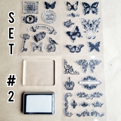 Set Sellos Silicona con Placa + Almohadilla - comprar online