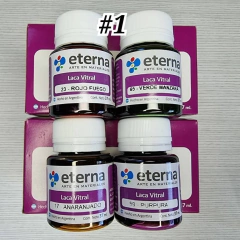 Promo x 4 Lacas Vitrales Eterna Solvente 37cc - comprar online
