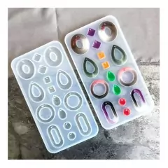 Aros varios modelos Molde ideal resina - comprar online
