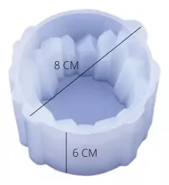 Fanal símil cristal ideal vela resina