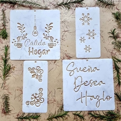 STENCILS NAVIDAD PACK #4