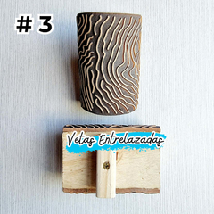 VETEADORES HyN 11cm Estructura Madera y goma - Crear Artística