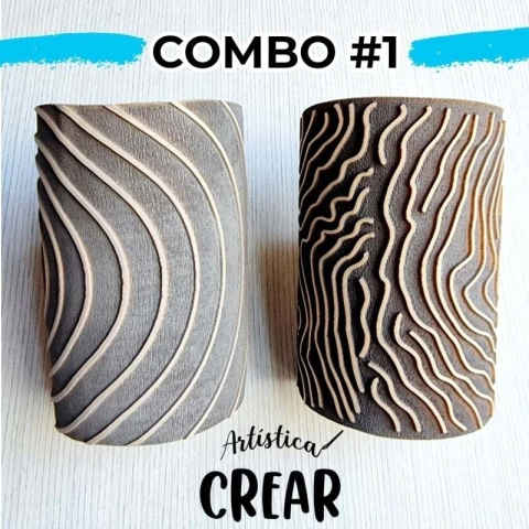 PACK X 2 VETEADORES HyN 11cm Estructura Madera y goma