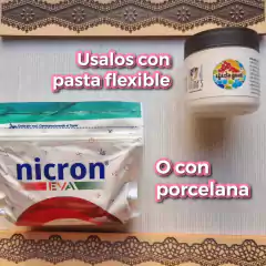 PACK X 4 MOLDES PUNTILLAS FLEXIBLES #1 - comprar online