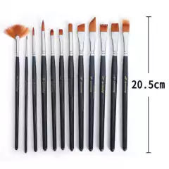 Pack x 12 Pinceles Puntas Surtidas - comprar online