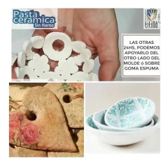 Promo x 4 kg Pasta Ceramica Sin Horno Titinas en internet