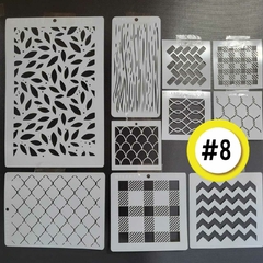 Packs Stencils Decorativos Varias Unidades #8 - comprar online