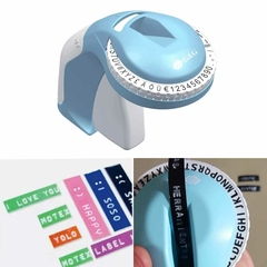 Etiquetadora Rotuladora Letras Numeros Relieve B90 con Cintas - comprar online