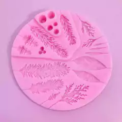Molde SIlicona Hojas Follaje - tienda online