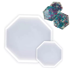 Moldes Silicona Bandeja Posa Resina Artesanias
