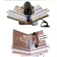 Maquina corta botella vidrios artesanias emprendimiento en internet