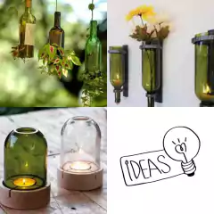 Maquina corta botella vidrios artesanias emprendimiento - comprar online