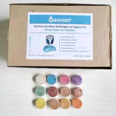 Kit Iniciación Resina Acrílica Terrazo Pigmentos - comprar online