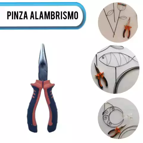 Pinza Alambrismo Artealambre Corta Enrula Prensa