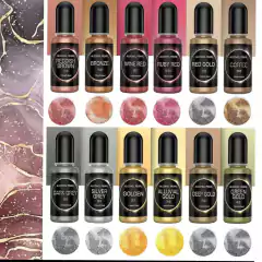 Set Tintas Pigmentos Colorantes alcohol ideal resina - comprar online