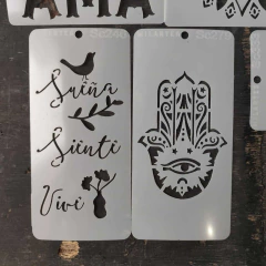 Pack 10 Stencils Decorativos Relax Vida Mil Artes