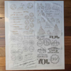 Deco Artesanías Navidad Fiesta Pack Foil Sellos Láminas Folex - comprar online