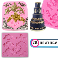Set Duo 2 Molduras Barrocas Ornamentales - comprar online