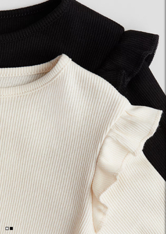 Pack x 2 remeras HyM algodón - comprar online