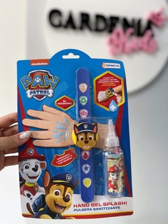 GEL SPLASH ! PAW PATROL - PULSERA SANITIZANTE