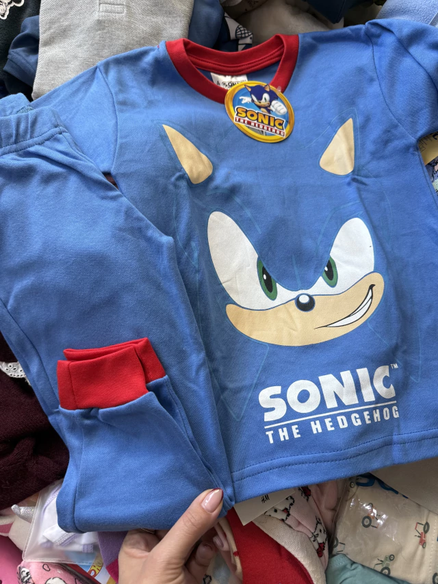 Gardeniakids pijama algodón sonic licencia oficial