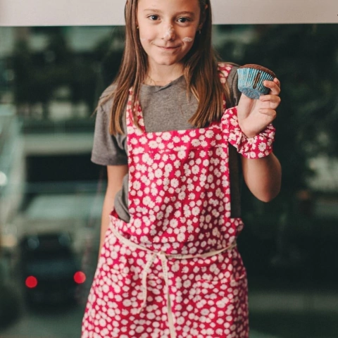 Avental Infantil Margarida