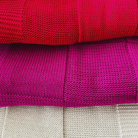 Mantas de Sofá em Tricô