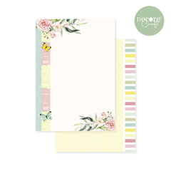 MIOLO DE CADERNO A4 - COLEÇÃO UMA NOVA PRIMAVERA - DECORE CRAFTS