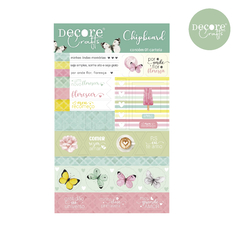 CHIPBOARD COORDENADO COM 32 FIGURAS
