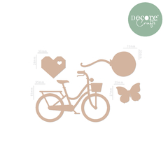 APLIQUE MDF BICICLETA