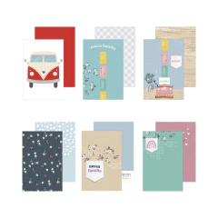 KIT CARTÕES 100 X 150 MM | 30 FOLHAS POR PACOTE | 180G. COLEÇÃO JUNTOS PARA SEMPRE - DECORE CRAFTS - comprar online