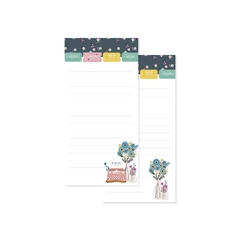 MIOLO PARA PAPELARIA C - 90 X 180MM - 40 FOLHAS - OFFSET 120G - COLEÇÃO JUNTOS PARA SEMPRE - DECORE CRAFTS