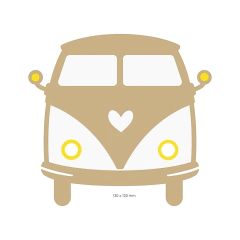 SHAKER BOX - KOMBI - 115 X 95 MM | COLEÇÃO JUNTOS PARA SEMPRE - DECORE CRAFTS