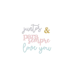 APLIQUE ACRÍLICO DOCE MARIA - JUNTOS PARA SEMPRE - DECORE CRAFTS - comprar online