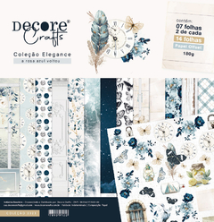 BLOCO DE FOLHAS COM 14 UNID - COLEÇÃO ELEGANCE - DECORE CRAFTS
