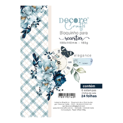 BLOQUINHO PARA RECORTAR ELEGANCE - 100X140MM - DECORE CRAFTS