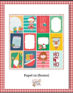 Kit com 06 papéis da Coleção O Natal de Pedro e Nina - Fabi Paliares - loja online