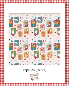 Kit com 06 papéis da Coleção O Natal de Pedro e Nina - Fabi Paliares - comprar online